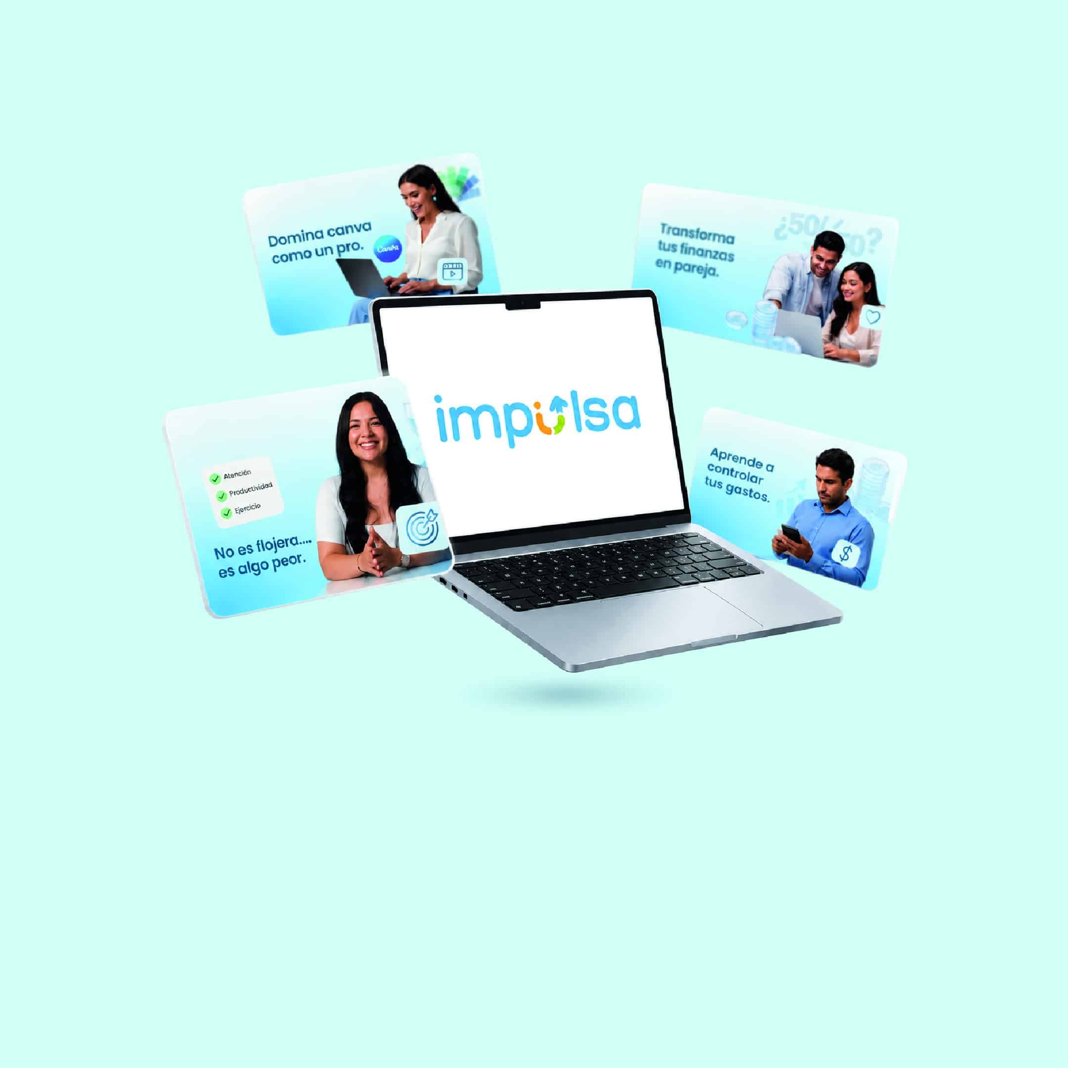 Plataforma Impulsa: contenidos de educación financiera en computador